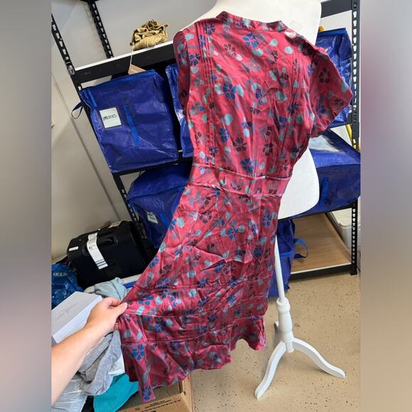 Vintage Marc by Marc Jacobs Silk Floral Dress - Size 2 - Picture 2 of 16